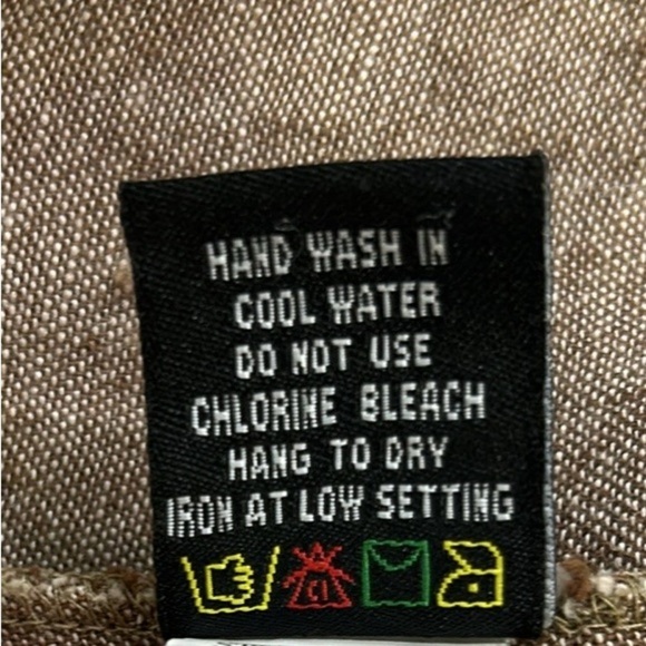 Willi Smith Linen Button Front Jacket Size 8 - Picture 8 of 9